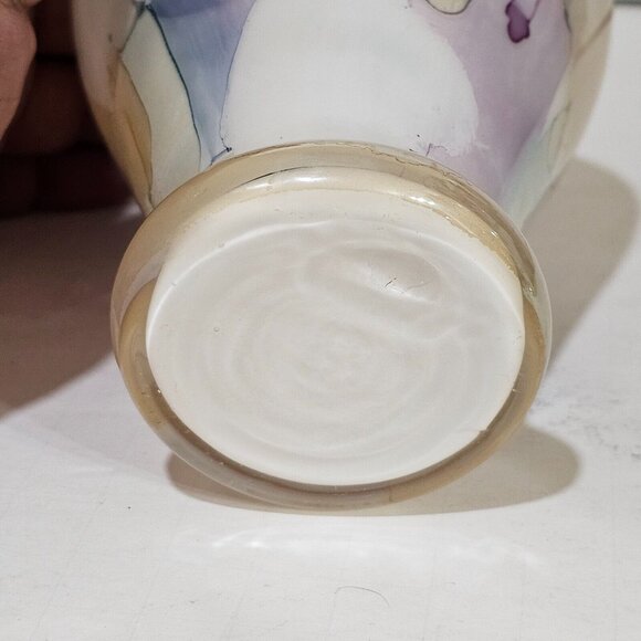 Murano Glass Arte Linea Mary Kristall Scalloped Tulip Rim Edge Vase Italy RARE - Picture 6 of 9